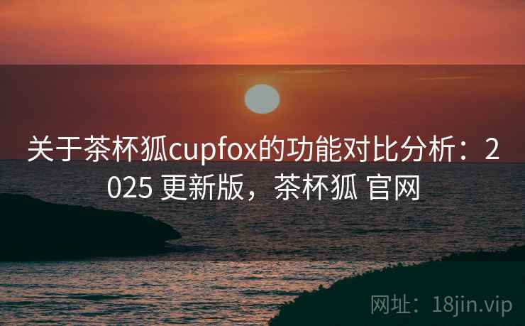 关于茶杯狐cupfox的功能对比分析：2025 更新版，茶杯狐 官网