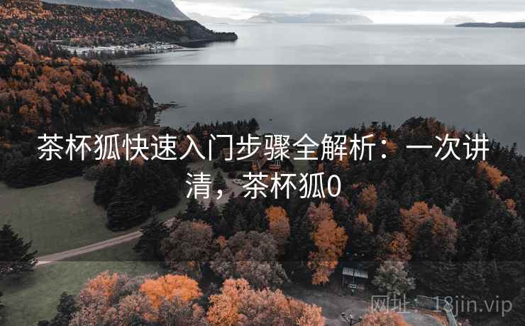 茶杯狐快速入门步骤全解析：一次讲清，茶杯狐0